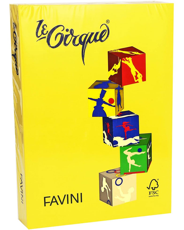 ������� ������ A4 � �������� ������� Favini Le Cirque - 500 �����, 80 g/m<sup>2</sup> - ������� ������