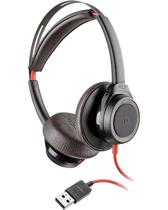 Професионални слушалки Plantronics 7225 - С кабел с USB от серията Blackwire - 