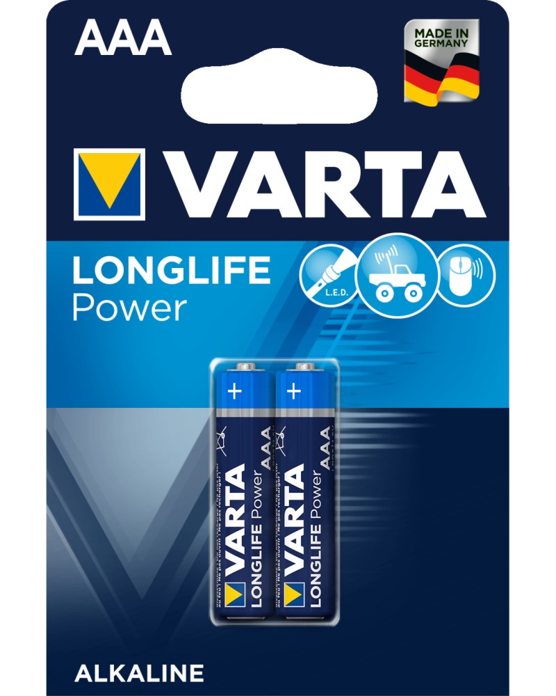 Батерия AAA - Алкална (LR-03) - 2 ÷ 6 броя от серията Longlife Power - батерия