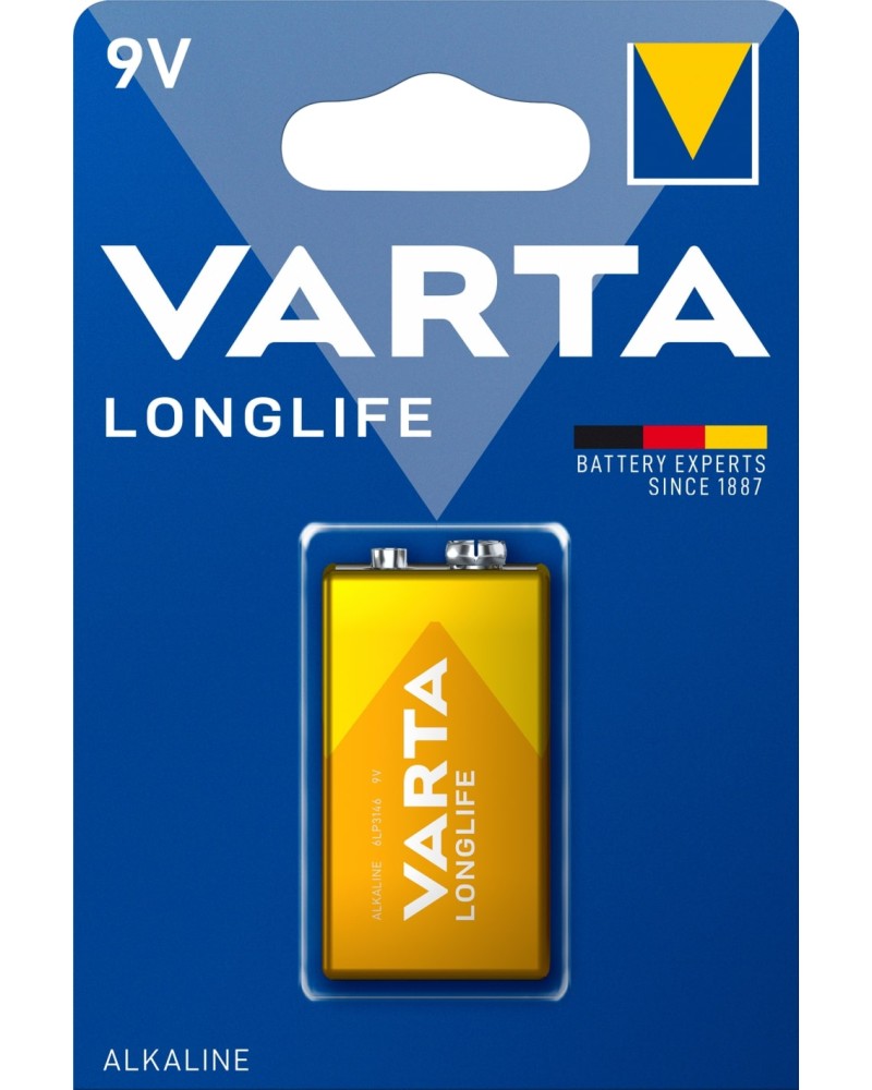  9V -  (6LR61) - 1    Longlife - 