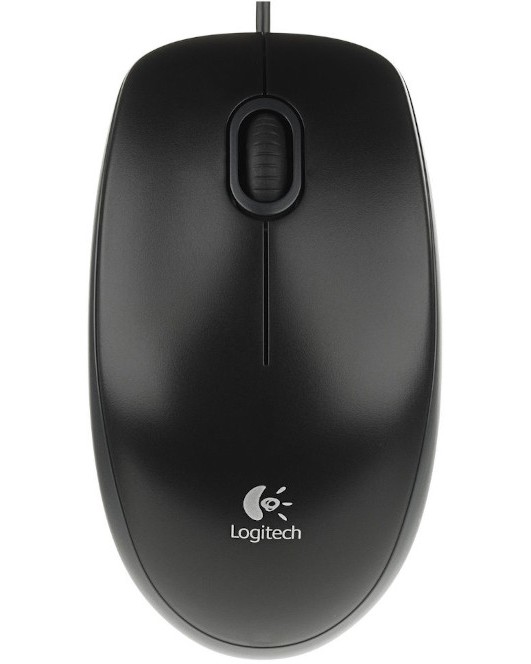 Оптична мишка с USB кабел Logitech B100 Оптична мишка с USB кабел Logitech B100 -