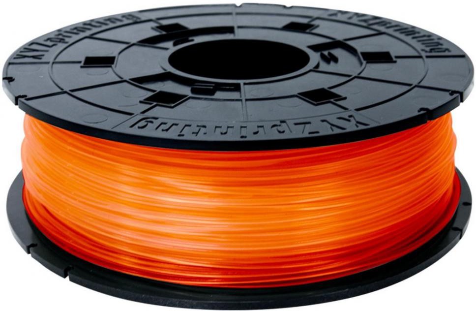 Полупрозрачен оранжев консуматив за 3D принтер с NFC таг XYZprinting PLA - За 3D принтери от серии da Vinci: Junior, Color mini - 