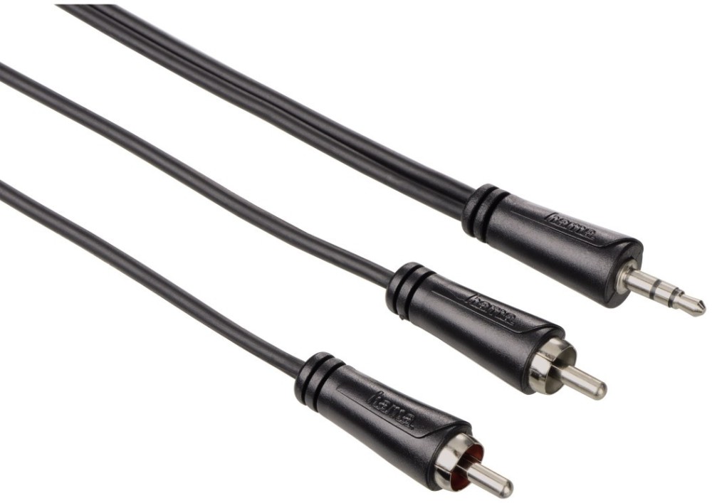 ����� ����� 3.5 mm ��� male ��� 2 x RCA ���� male Hama - 1.5 ��� 3 m - 