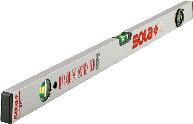 Алуминиев нивелир за наклони Sola AVD - 60 и 80 cm с 3 либели - 
