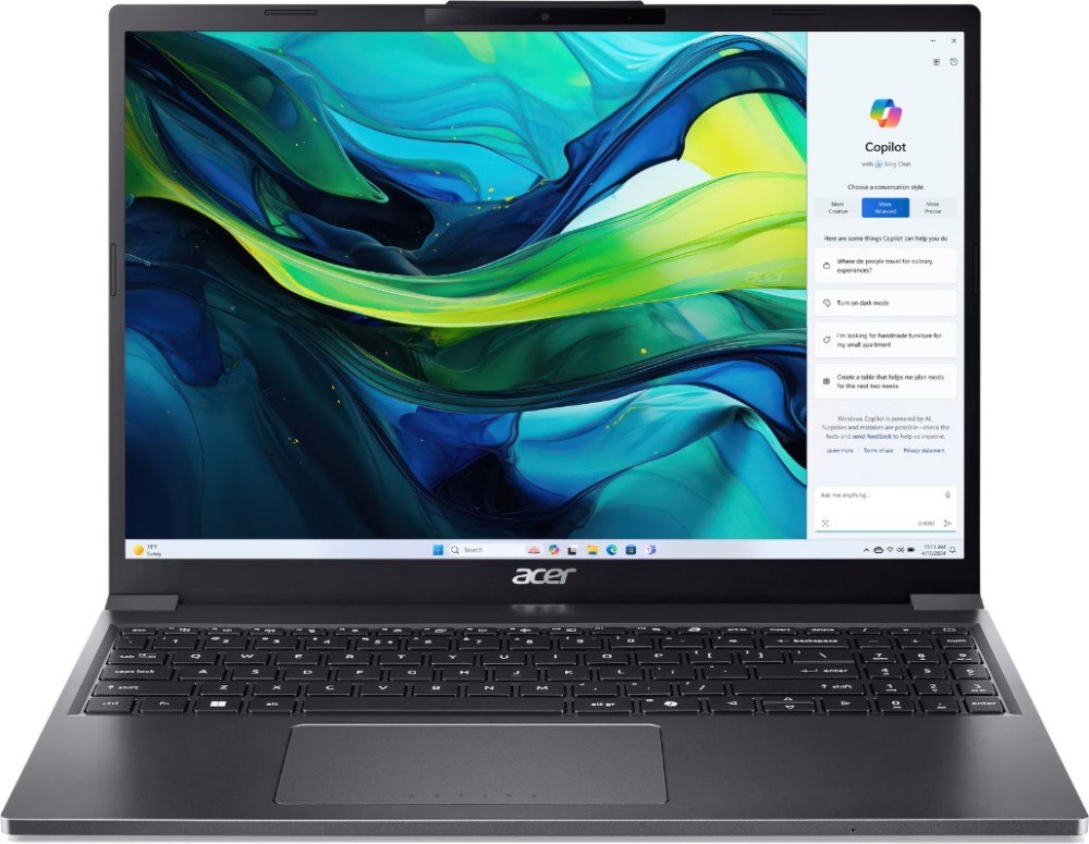 Лаптоп Acer Aspire Go 15 AG15-51P-51LW Лаптоп Acer Aspire Go 15 AG15-51P-51LW - Intel Core i5-1335U 3.4 GHz, 15.6" IPS 1920 x 1200, 60 Hz, 16 GB DDR5, 512 GB SSD, Linux -
