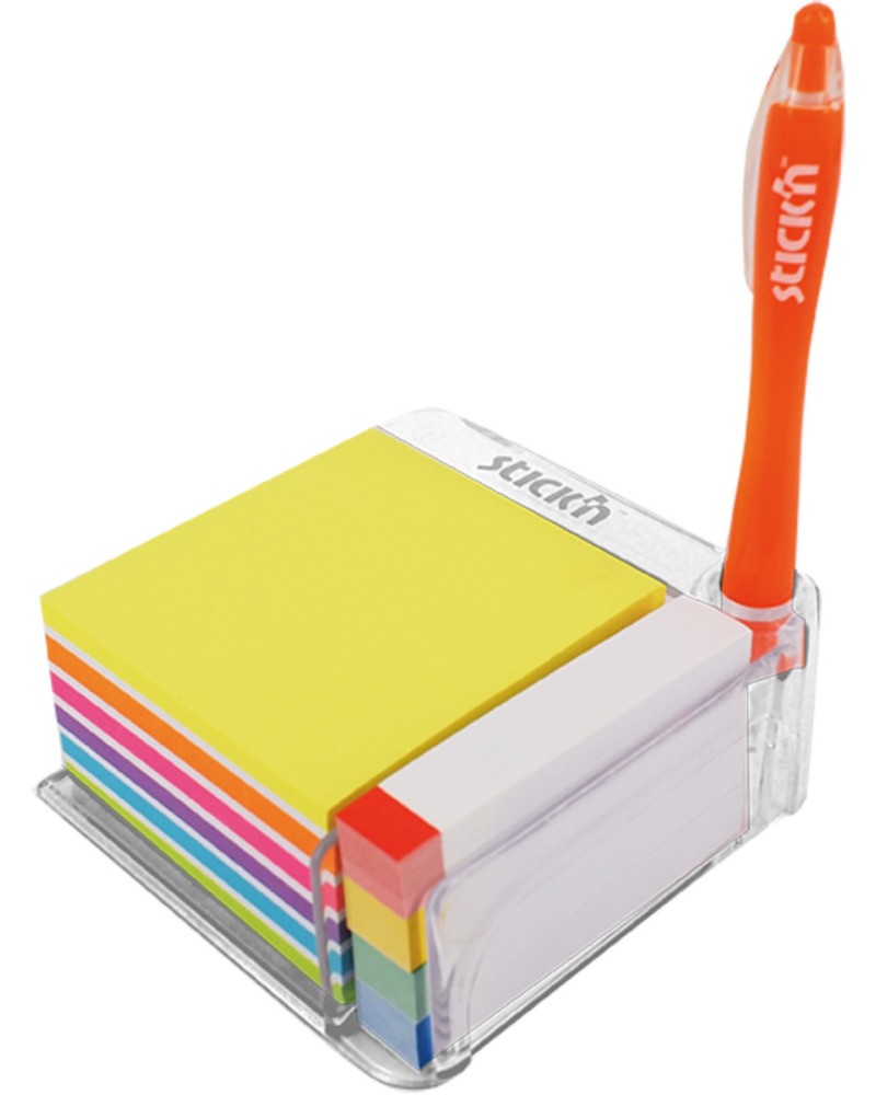 ������������� �������� � ������� � �������� Stick'n - 400 �������� � ������� 7.6 x 7.6 cm � 380 ������� � ������� 7.6 x 1.4 cm - 