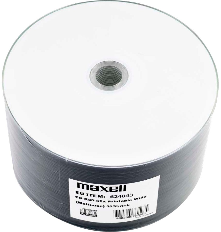 CD-R    Maxell 700 MB - 50       52x - 