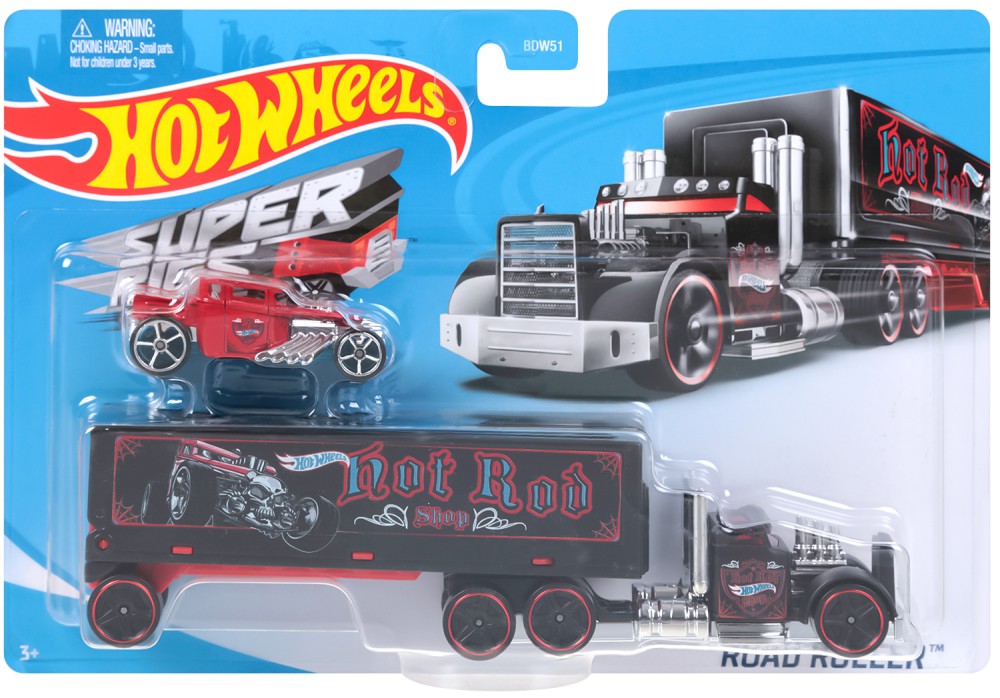     Mattel - Super Rigs Road Roller -   Hot Wheels - 