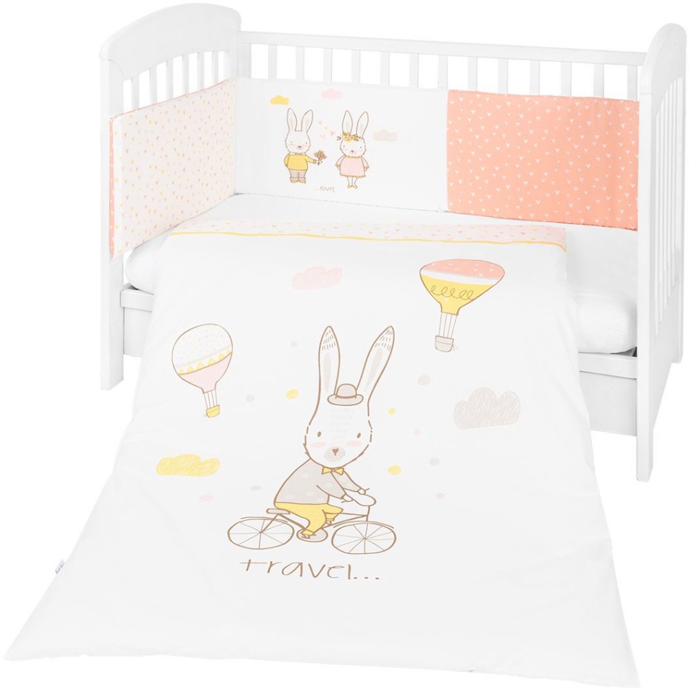    3    Kikka Boo EU Style -   60 x 120 cm  70 x 140 cm,   Rabbits In Love - 