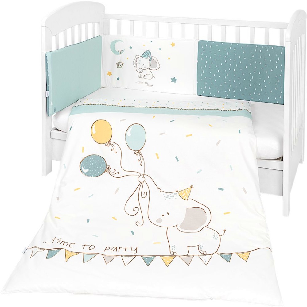    3    Kikka Boo EU Style -   60 x 120 cm  70 x 140 cm,   Elephant Time - 