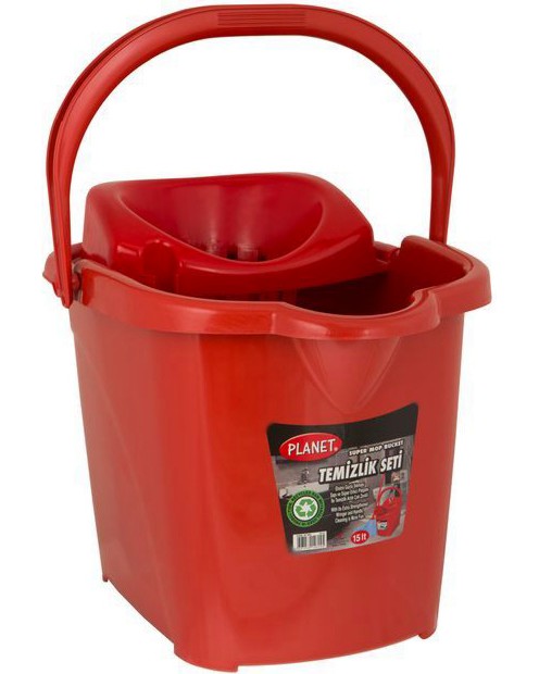 Кофа с изстисквач за парцал Planet Кофа с изстисквач за парцал Planet - 15 l с колелца - продукт