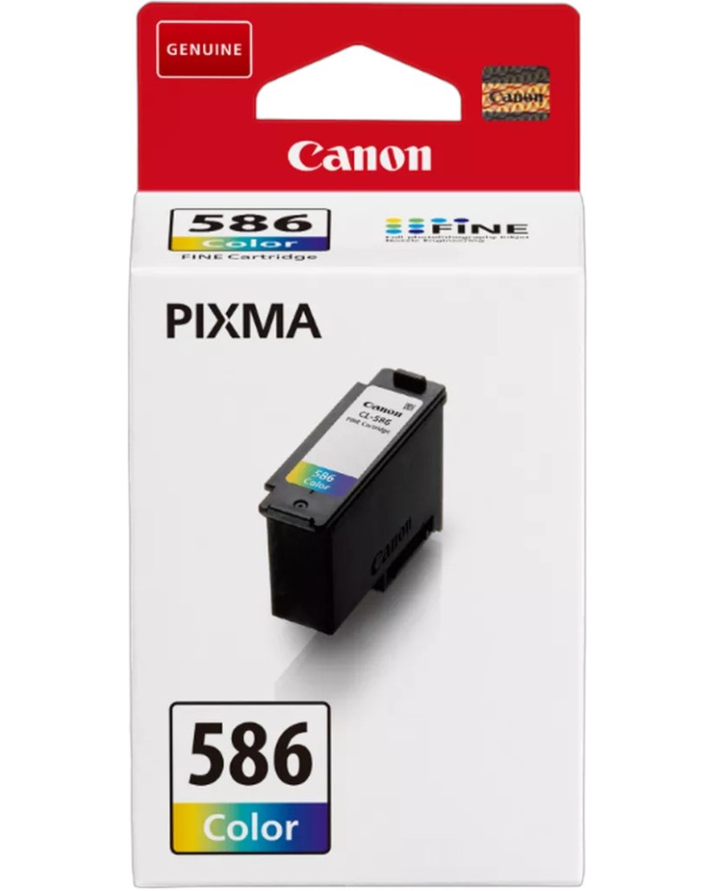 Касета с мастило за принтер Canon CL-586 Color Касета с мастило за принтер Canon CL-586 Color - 180 страници -