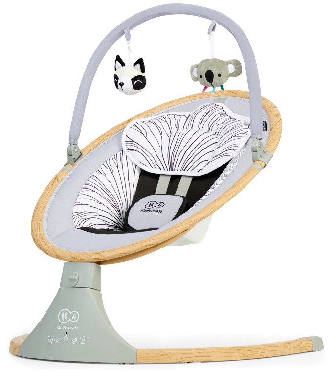 Бебешка люлка KinderKraft Lumi - С 12 мелодии и дистанционно управление - продукт