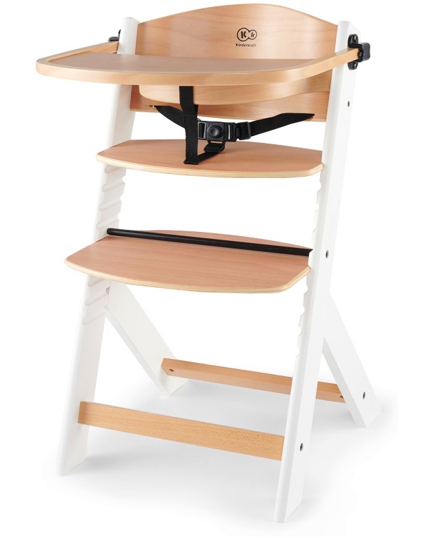 Дървено столче за хранене 3 в 1 KinderKraft Enock - продукт