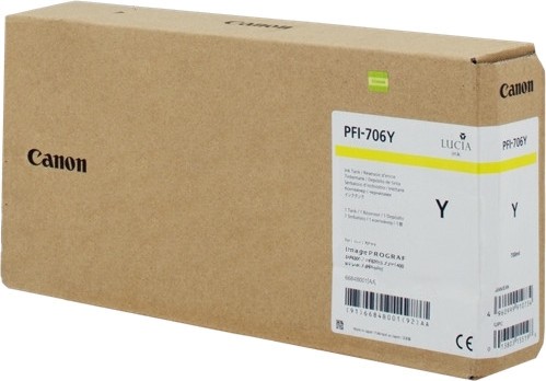      Canon PFI-706 Yellow - 700 ml - 