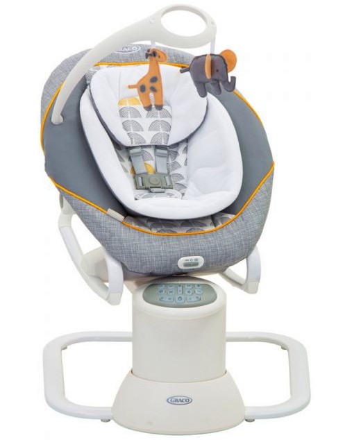 Електрическа бебешка люлка 2 в 1 Graco All Ways Soother Електрическа бебешка люлка 2 в 1 Graco All Ways Soother - С вибрация, 10 мелодии и 5 звука от природата - продукт