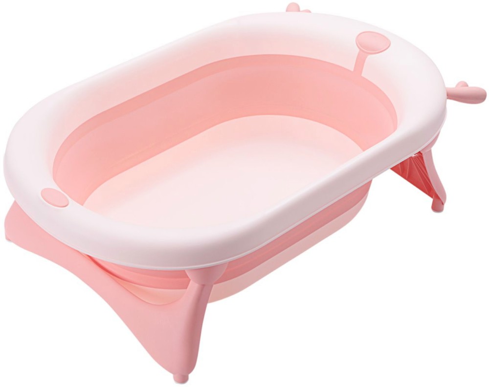 Сгъваема бебешка вана с изход за оттичане Kikka Boo Foldy - С дължина 82 cm - продукт