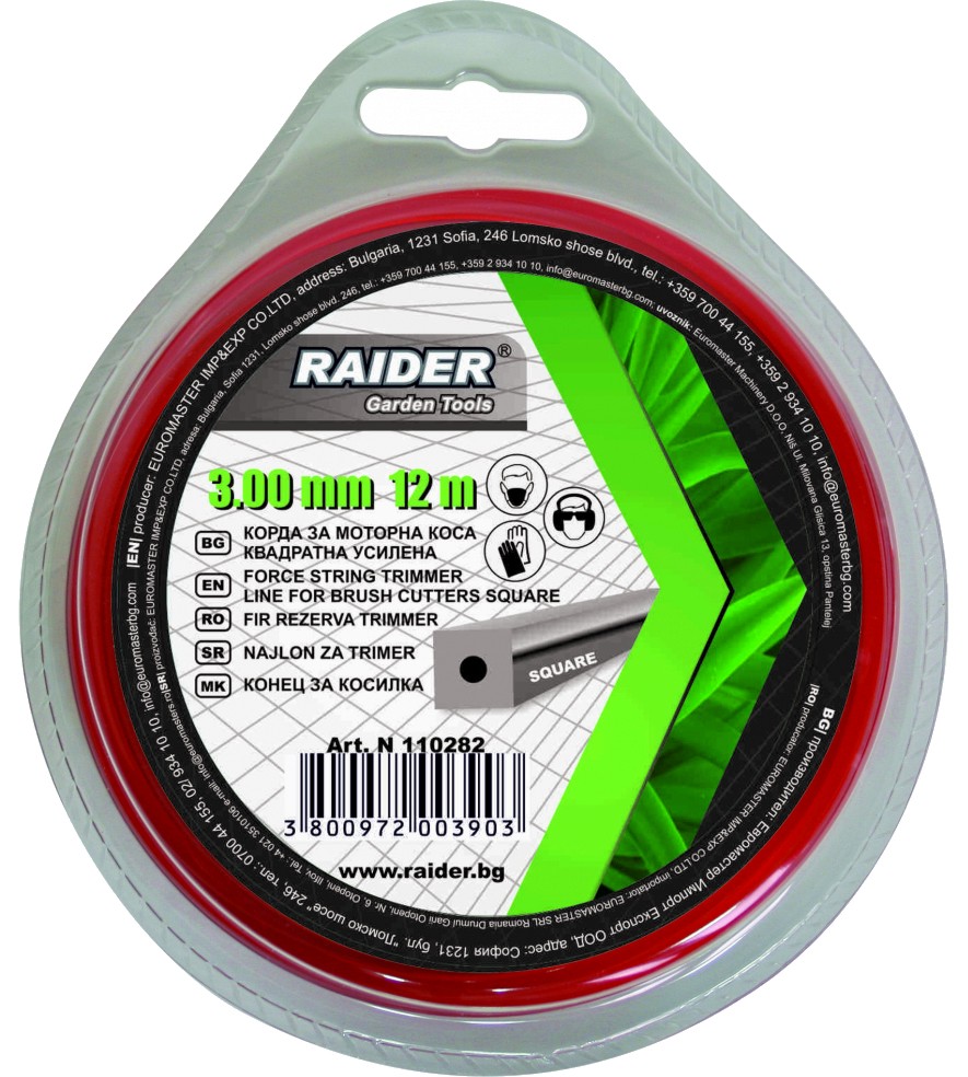     ∅ 3 mm x 12 m Raider -    - 