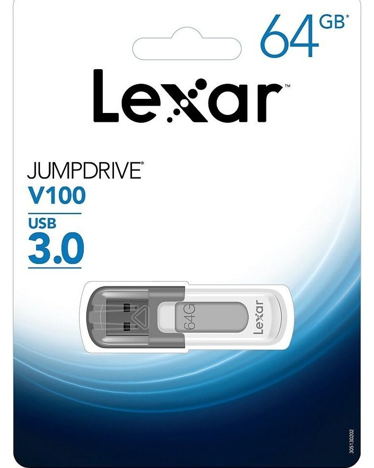 USB 3.0 флаш памет 64 GB Lexar V100 USB 3.0 флаш памет 64 GB Lexar V100 -