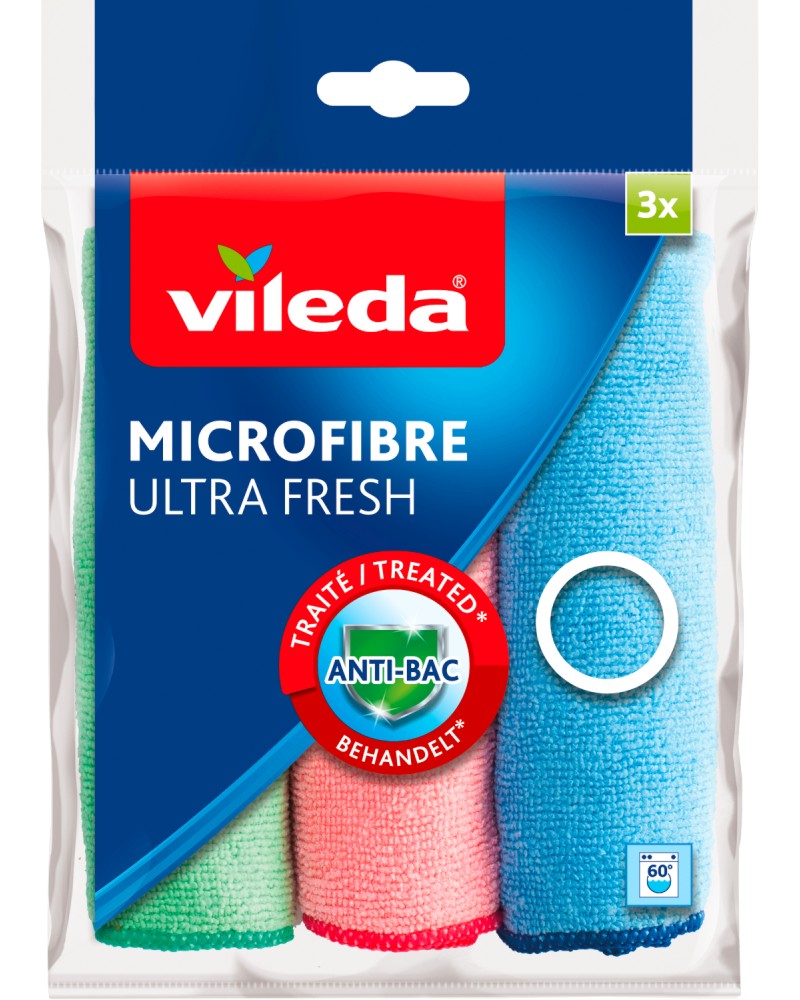    Vileda Ultra Fresh Anti-Bac - 3 , 30 x 30 cm,   ,      - 