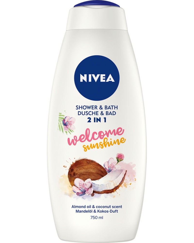 Nivea Welcome Sunshine 2 in 1 Shower & Bath -           -  