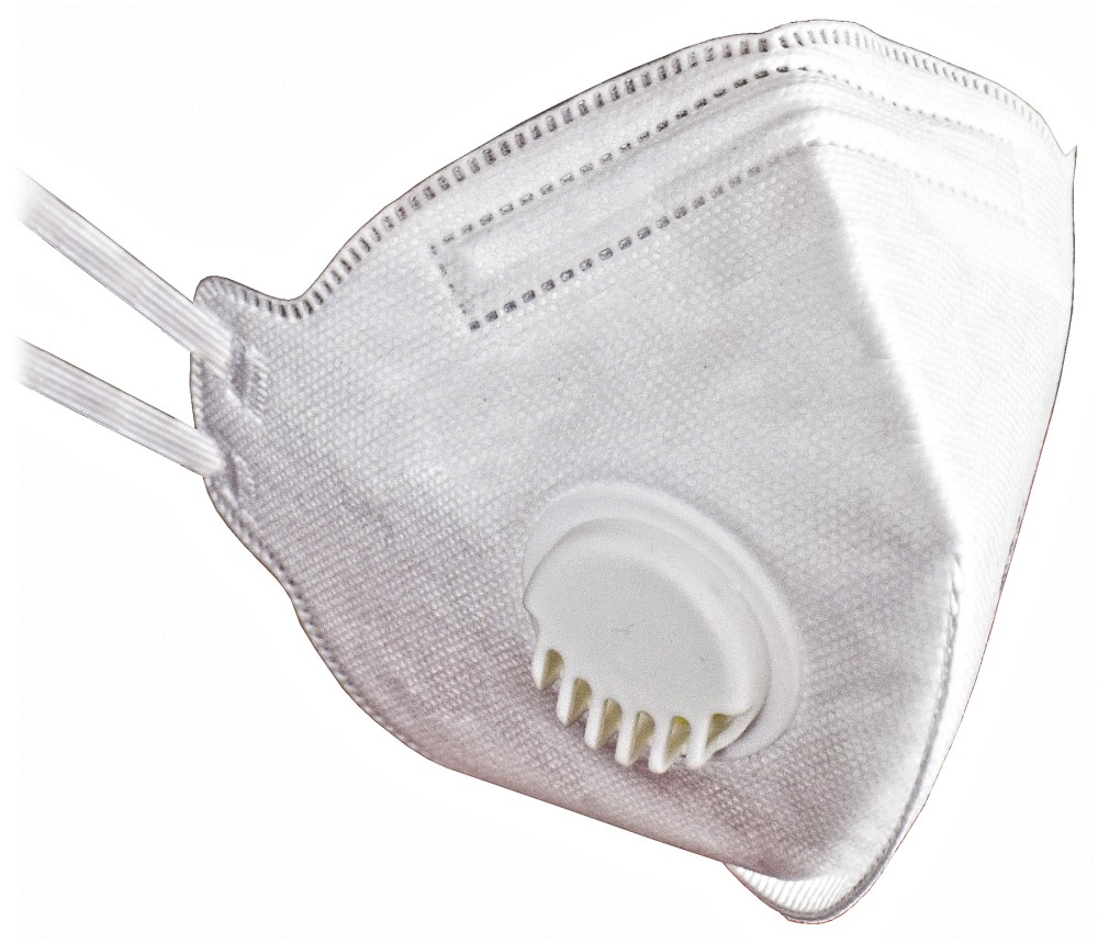 Петслойна маска FFP3 - За еднократна употреба с клапа - 