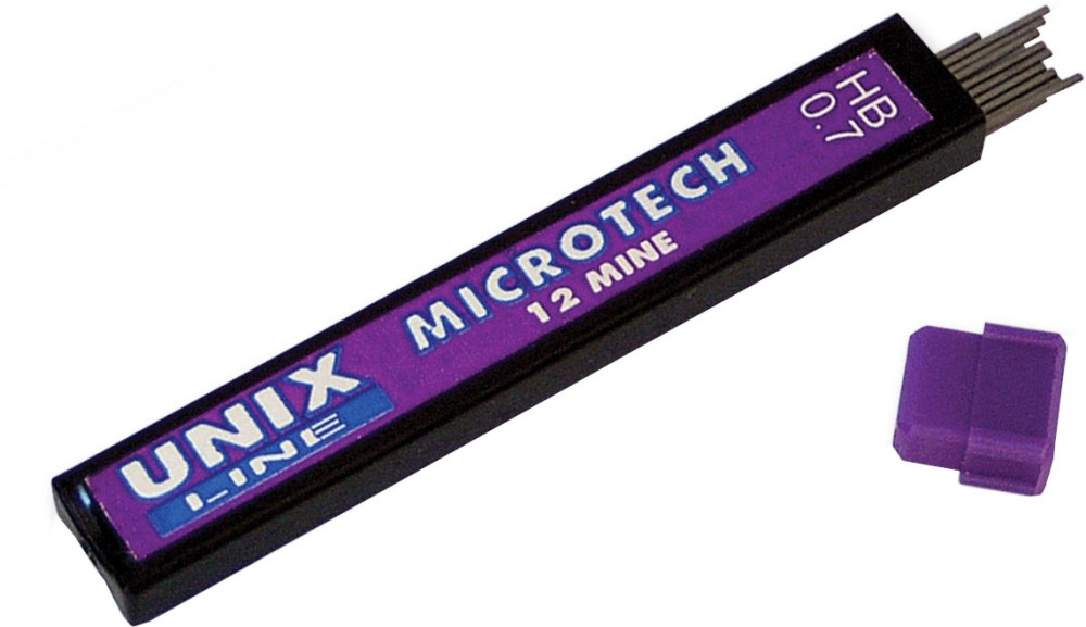 Графити за автоматичен молив 0.7 mm Графити за автоматичен молив 0.7 mm - 12 броя -