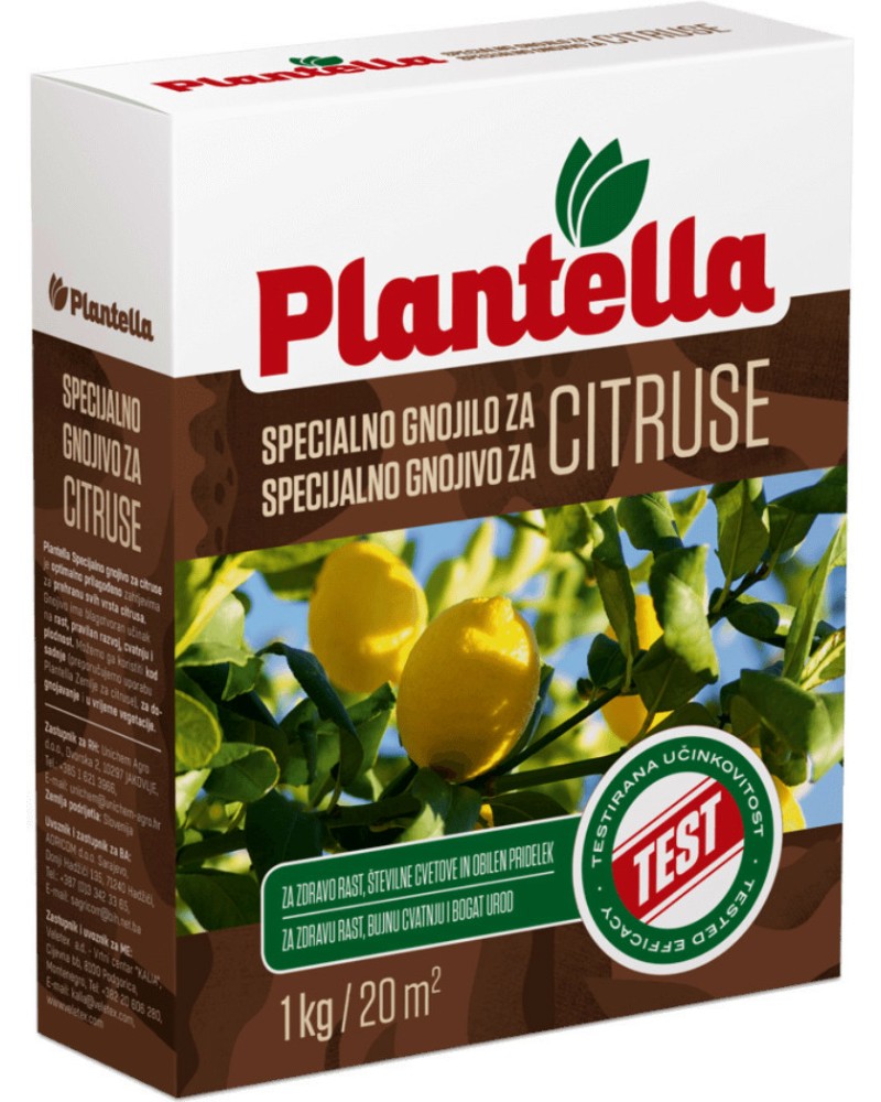 Гранулиран тор за цитруси Plantella Гранулиран тор за цитруси Plantella - 1 kg -