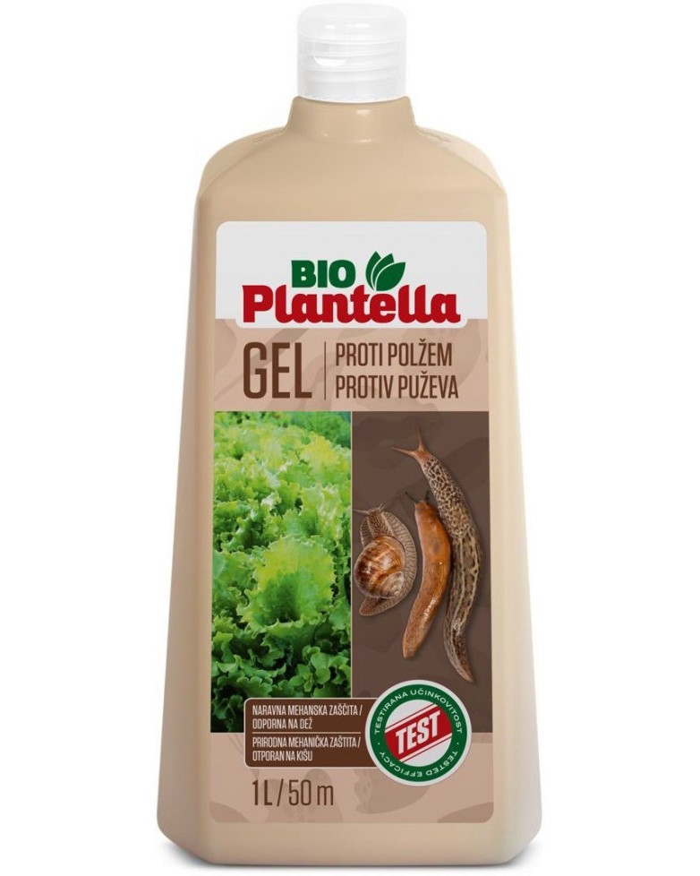 Органичен гел против охлюви Plantella - 1 l от серията Bio - 