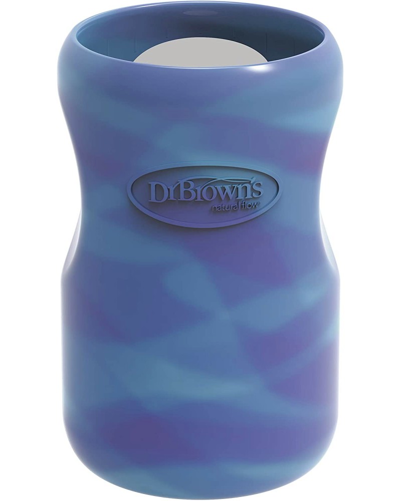 Флуоресцентен силиконов предпазител Dr. Brown's - За стъклено шише с широко гърло 270 ml от серията Options+ - продукт