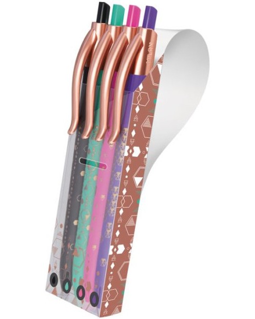 Автоматични химикалки Milan P1 Автоматични химикалки Milan P1 - 4 броя серията Copper -