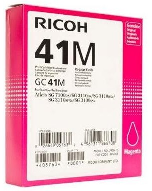 Касета с мастило за принтер RICOH GC41M Magenta Касета с мастило за принтер RICOH GC41M Magenta - 2200 страници -