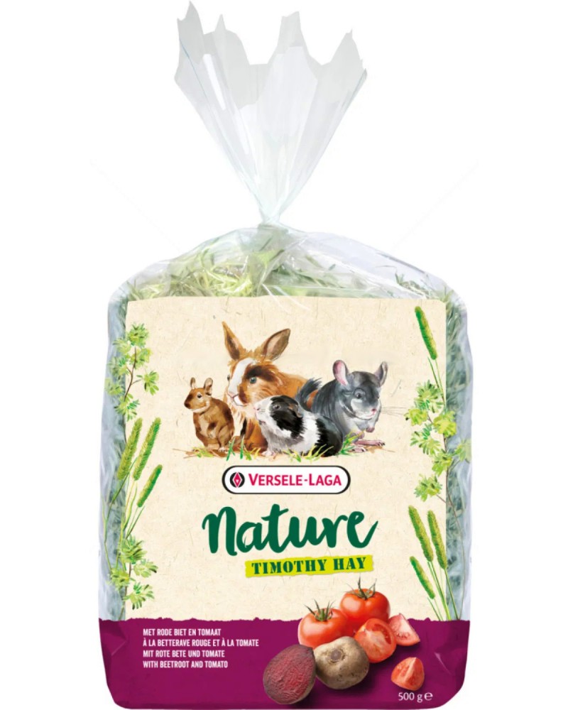      VERSELE LAGA Timothy Hay Beetroot & Tomato - 500 g,   ,   ,   Nature - 