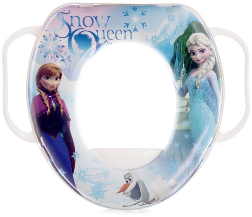 Детска седалка за тоалетна с дръжки Frozen - Lorelli - На тема Замръзналото кралство - продукт