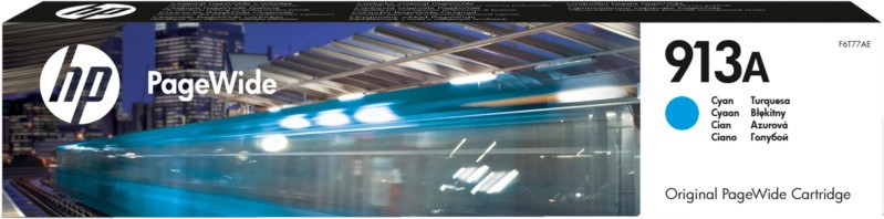 ������ � ������� �� ������� HP 913A Cyan - 3000 �������� - 