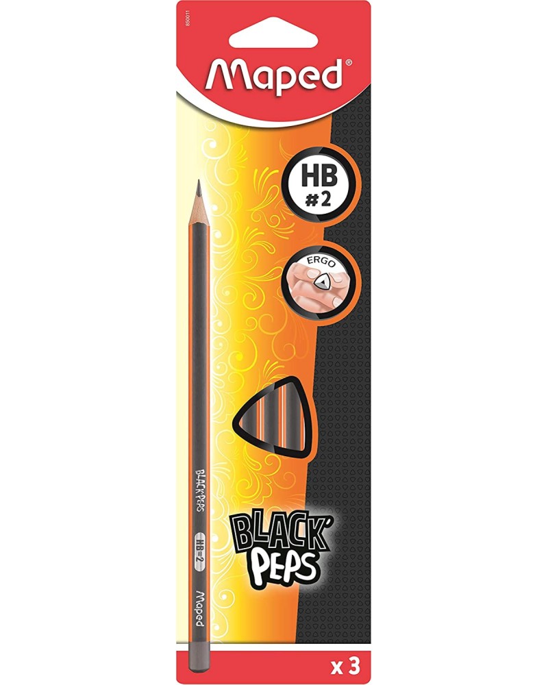   HB Maped - 3, 6  12    Black'Peps - 