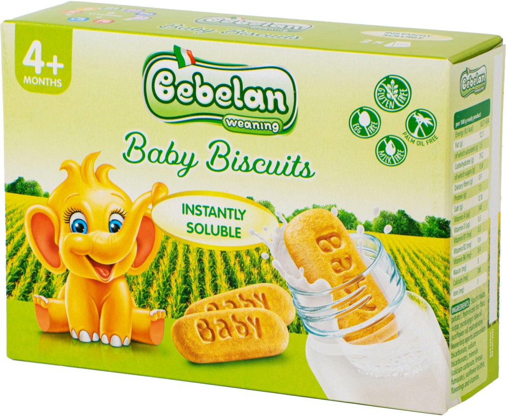 Бебешки бишкоти Bebelan - 250 g, за 4+ месеца - продукт