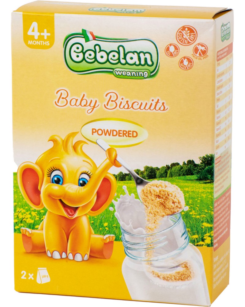 Бебешки гранулирани бишкоти Bebelan  - 400 g, за 4+ месеца - продукт