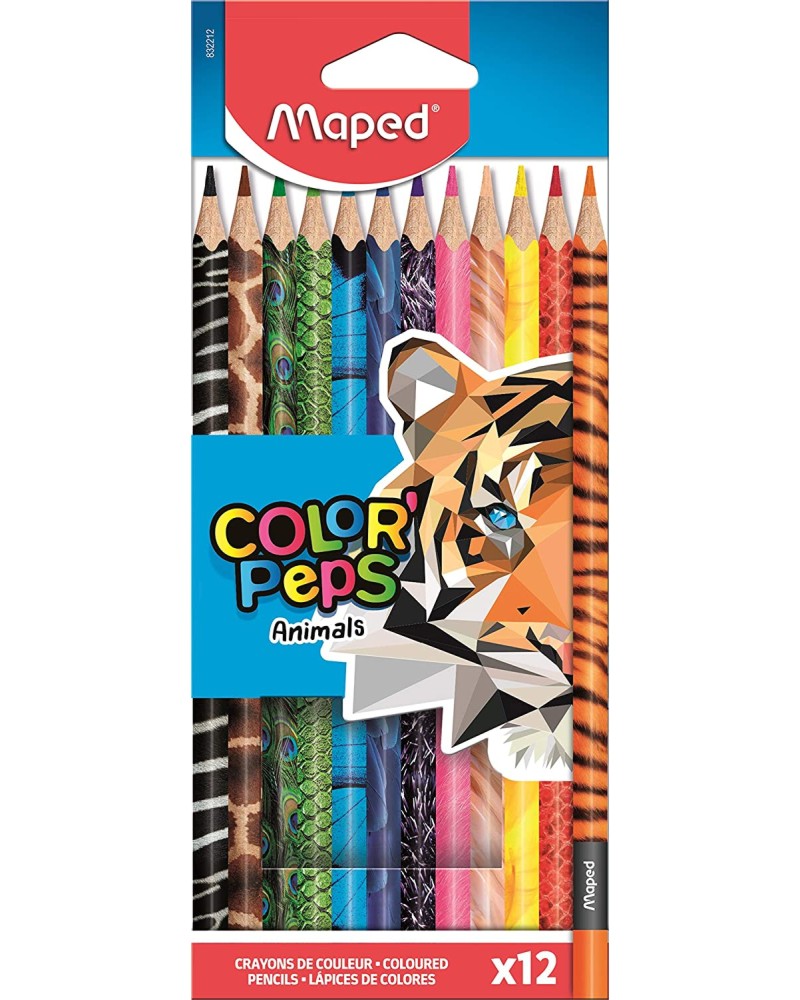  Maped Animals - 12  24    "Color' Peps" - 