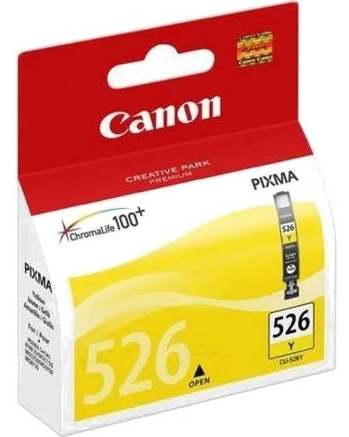 Касета с мастило за принтер Canon CLI-526 Yellow Касета с мастило за принтер Canon CLI-526 Yellow - 526 страници -