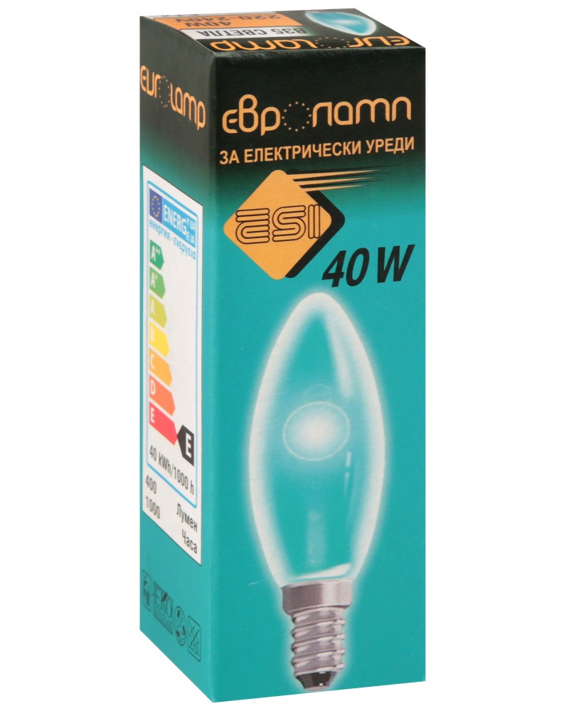     ESI B35 E14 40 W - 400 lm - 