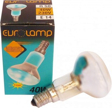 Рефлекторна крушка с нажежаема жичка ESI R50 E14 40 W Рефлекторна крушка с нажежаема жичка ESI R50 E14 40 W -
