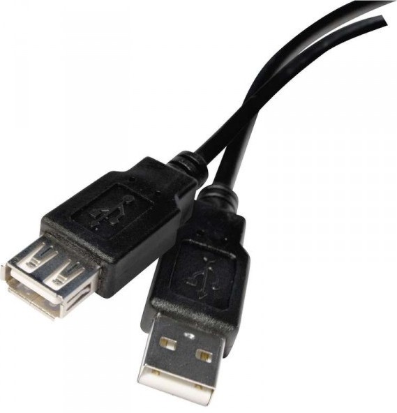  USB 2.0 Type-A male  USB Type-A female Emos - 2 m - 