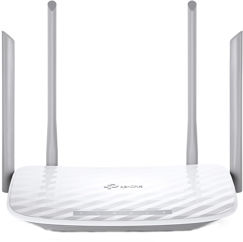 Безжичен рутер TP-Link Archer C50 AC1200 Безжичен рутер TP-Link Archer C50 AC1200 - 2.4 GHz (300 Mbps), 5 GHz (867 Mbps), 4 антени -