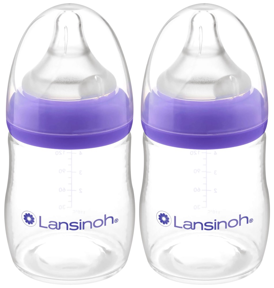   Lansinoh Natural Wave - 2  x 160 ml,  0+  - 