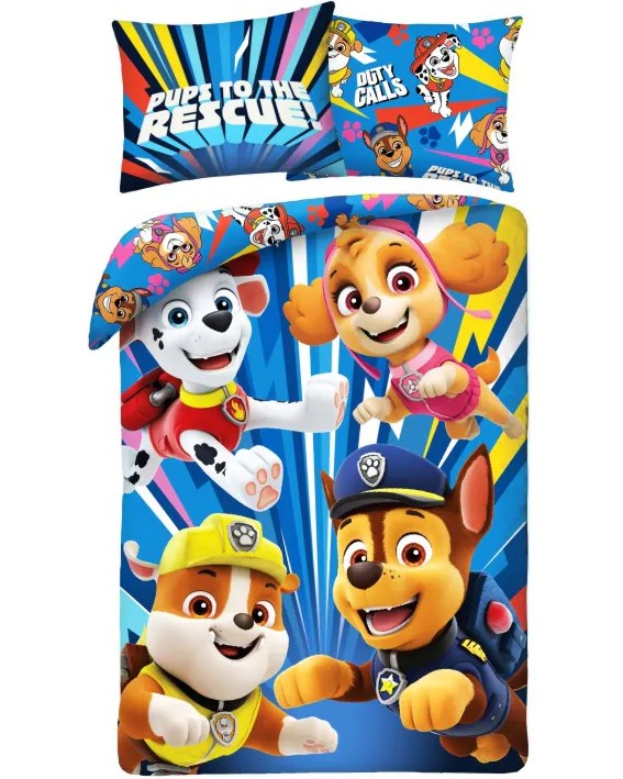     2  Paw Patrol Pups to the rescue - 140 x 200 cm,     - 