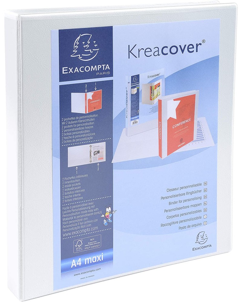   2  Exacompta Kreacover -   A4      3.8 cm - 