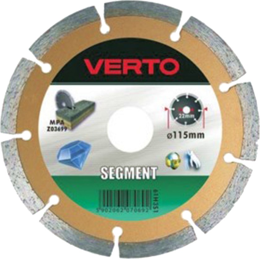       Verto - ∅ 115 / 2 / 22 mm - 
