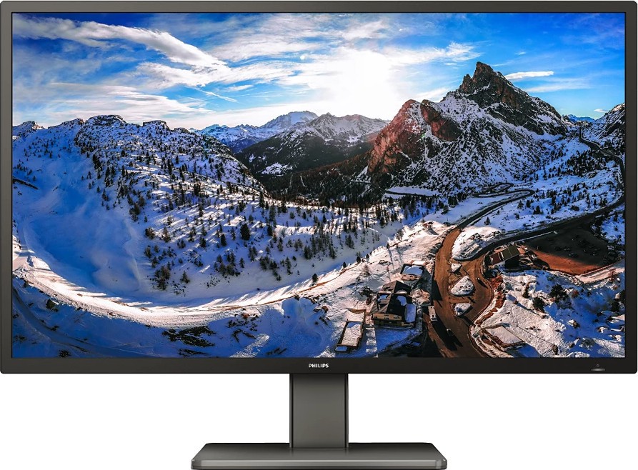 Монитор Philips 439P1 Монитор Philips 439P1 - 42.5", VA, 60 Hz, 16:9, 3840 x 2160, 4 ms, 2 x HDMI, DisplayPort, USB-C, RJ45 -