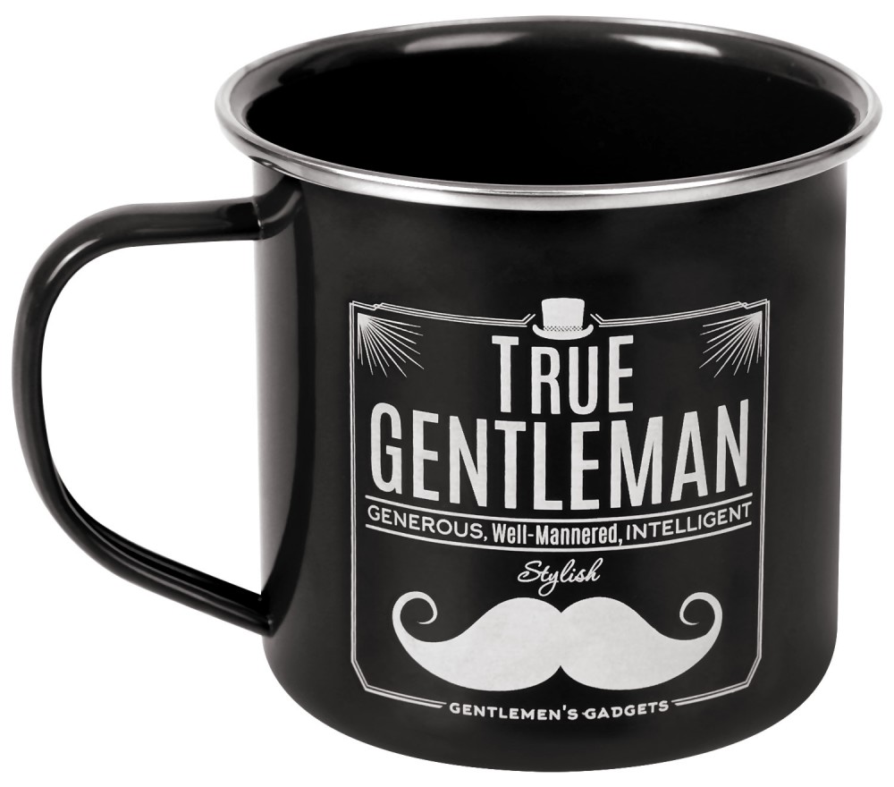 Метална чаша Simetro books True Gentleman Метална чаша Simetro books True Gentleman - 380 ml - чаша
